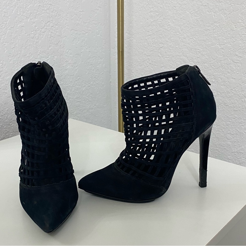 Schutz suede ankle booties